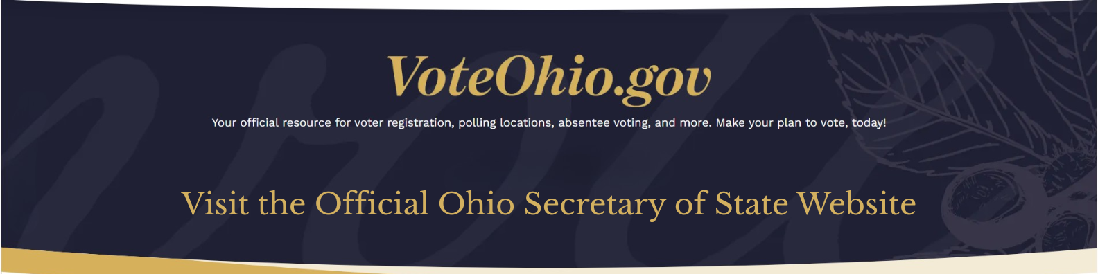 Ohio SOS Banner